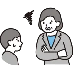 Sarcastic Boss Female SVG Icon
